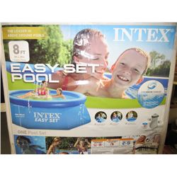 Intex Easy Set Above Ground Pool 8 foot with Pump and Hoses / Untested
