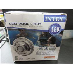 New Intex Pool Light / hydroelectric power so no Batteries