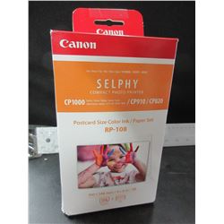 Selphy Compact Photo Printer / Postcard size color ink / paper set
