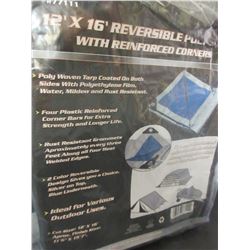 New 12 x 16 Reversable Tarp