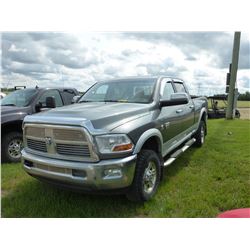 2012 DODGE RAM 3500 LARAMIE 4X4 CREW CAB TRUCK
