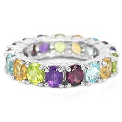 Natural Multi Gemstone Ring