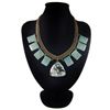 Image 1 : Natural Diamond Polished Stone Hand Made Necklace