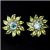 Image 1 : Natural Seafoam Blue Zircon Peridot 56.45 Carats