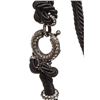 Image 6 : Lanvin Black Twisted Rope Rhinestone Embellished Belt