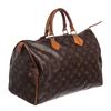Image 2 : Louis Vuitton Monogram Canvas Leather Speedy 35 cm Bag