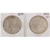 Image 1 : 1890 & 1901 $1 Morgan Silver Dollar Coins