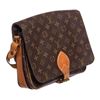 Image 1 : Louis Vuitton Monogram Canvas Leather Cartouchiere GM Shoulder Bag