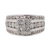 Image 1 : 0.65 ctw Diamond Wedding Ring - 14KT White Gold