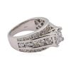 Image 2 : 0.65 ctw Diamond Wedding Ring - 14KT White Gold