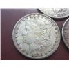 Image 2 : Lot of 3 Morgan Silver Dollars