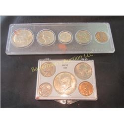 Two Uncirculated Sets  1964 and  1969