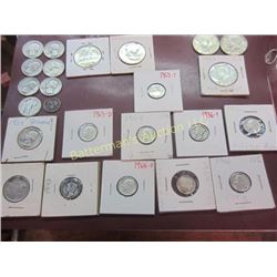 $4.25 Face of 90% Silver and 3  40% Silver Halves