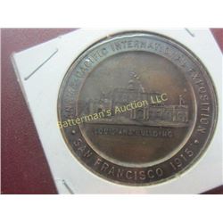 1915 PANAMA PACIFIC EXP SF LOUISIANA FUND MEDAL