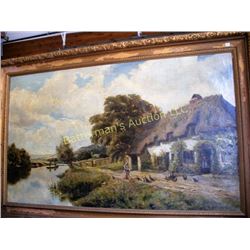 Oil painting Pastoral Scene