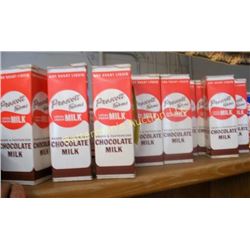 Lot of 10 Prescott Farms Chocolate Milk Boxes.