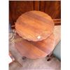 Image 3 : 2 Antique Chairs and 2-Tier Table