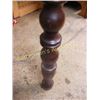 Image 2 : Turned Wood Table with Drawer