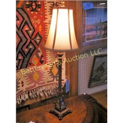 Pair Vintage Metal Lamps