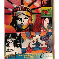 Peter Max"The Creative World Of Peter Max"Hand Signed