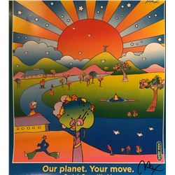 Peter Max"Our Planet"Hand Signed