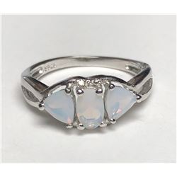 Dazzling Silver Opel Ring(cts)