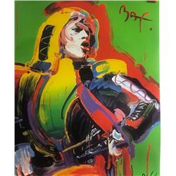 Peter Max"Samurai"Hand Signed