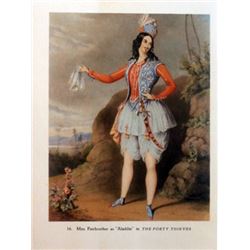 Vintage Lithograph Hand Signed