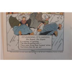 Vintage Lithograph Hand Signed