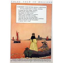 Vintage Lithograph Hand Signed