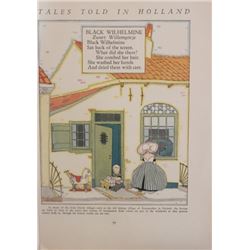 Vintage Lithograph Hand Signed