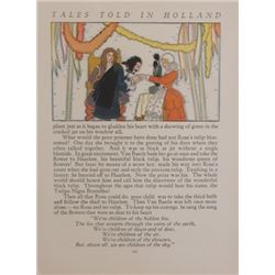 Vintage Lithograph Hand Signed