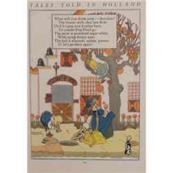 Vintage Lithograph Hand Signed