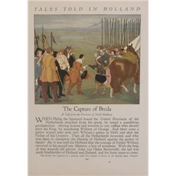 Vintage Lithograph Hand Signed