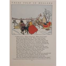 Vintage Lithograph Hand Signed