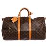 Image 1 : Louis Vuitton Monogram Canvas Leather Keepall 50 cm Bandouliere Duffle Bag