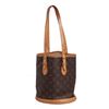 Image 1 : Louis Vuitton Monogram Canvas Leather Petit Bucket Bag