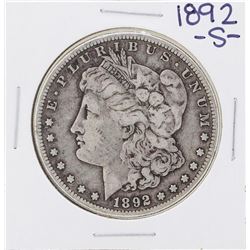 1892-S $1 Morgan Silver Dollar Coin