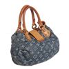 Image 3 : Louis Vuitton Blue Denim Monogram Mini Pleaty Bag