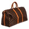 Image 3 : Louis Vuitton Monogram Canvas Leather Keepall 50 cm Bandouliere Duffle Bag
