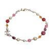 Chanel Multicolor Faux Pearl Resin CC Beaded Necklace