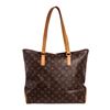 Image 1 : Louis Vuitton Monogram Canvas Leather Cabas Mezzo Shoulder Bag