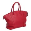 Image 3 : Louis Vuitton Red Leather Soft Lockit MM Bag