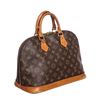 Image 2 : Louis Vuitton Monogram Canvas Leather Alma PM Handbag