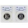 Lot of 1962-1963 Franklin Half Dollar Proof Coins PCGS PR66