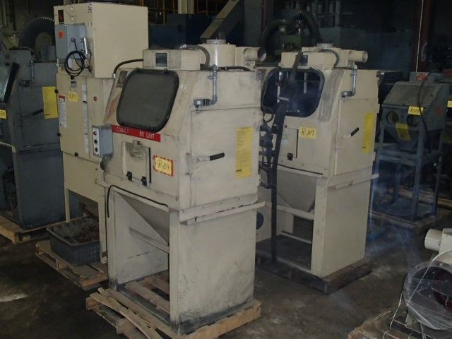 Empire Revolving Jet Blast Cabinets with Dust Collector