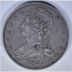 1839-O BUST HALF DOLLAR XF