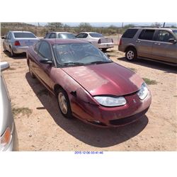 2002 - SATURN ION // SALVAGE TITLE