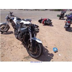 2007 - KAWASAKI ZX600P // SALVAGE TITLE