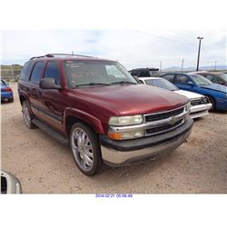 2002 - CHEVROLET TAHOE
